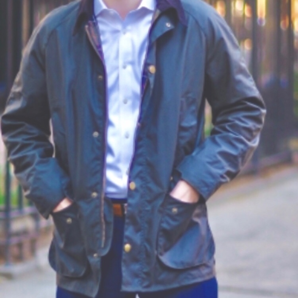 Barbour Bedale Jacket Sz Smsll